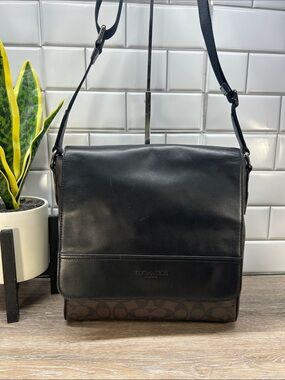 5263 Coach Black Crossbody Messenger Bag 265965263